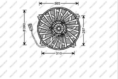 Prasco CI424F001 - Fen, radiator furqanavto.az