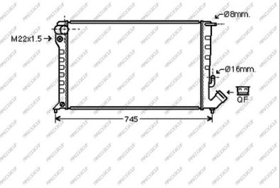 Prasco CI420R014 - Radiator, mühərrikin soyudulması furqanavto.az