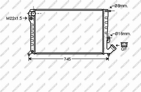 Prasco CI420R010 - Radiator, mühərrikin soyudulması furqanavto.az