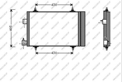 Prasco CI422C002 - Kondenser, kondisioner furqanavto.az