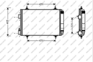 Prasco CI520C001 - Kondenser, kondisioner furqanavto.az