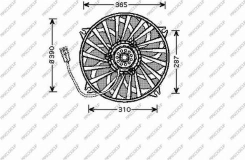 Prasco CI520F002 - Fen, radiator furqanavto.az