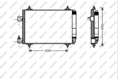 Prasco CI522C002 - Kondenser, kondisioner furqanavto.az