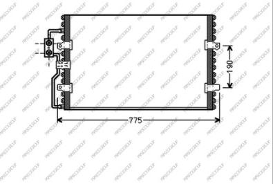 Prasco CI053C001 - Kondenser, kondisioner furqanavto.az