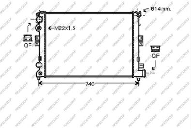 Prasco CI053R003 - Radiator, mühərrikin soyudulması furqanavto.az