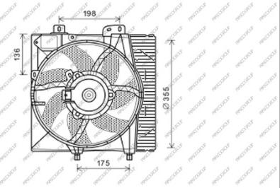 Prasco CI304F004 - Fen, radiator furqanavto.az