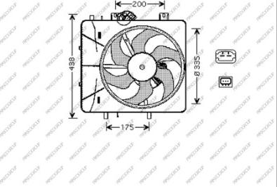 Prasco CI304F001 - Fen, radiator furqanavto.az