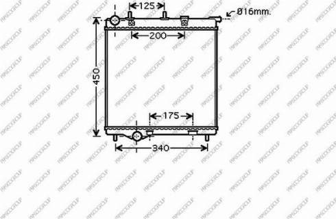 Prasco CI304R005 - Radiator, mühərrikin soyudulması furqanavto.az