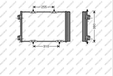 Prasco CI305C003 - Kondenser, kondisioner furqanavto.az