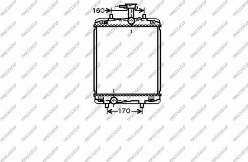 Prasco CI201R002 - Radiator, mühərrikin soyudulması furqanavto.az