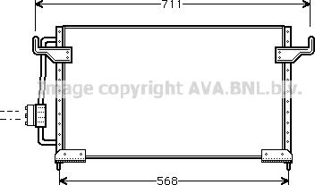 Prasco CN5085 - Kondenser, kondisioner furqanavto.az