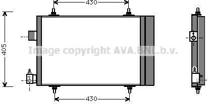 Prasco CN5173D - Kondenser, kondisioner furqanavto.az