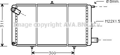 Prasco CN2007 - Radiator, mühərrikin soyudulması furqanavto.az