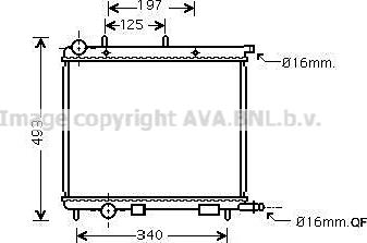 Prasco CN2188 - Radiator, mühərrikin soyudulması furqanavto.az