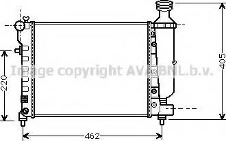 Prasco CN2206 - Radiator, mühərrikin soyudulması furqanavto.az