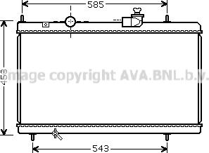 Prasco CN2228 - Radiator, mühərrikin soyudulması furqanavto.az