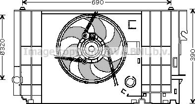 Prasco CN7546 - Fen, radiator furqanavto.az