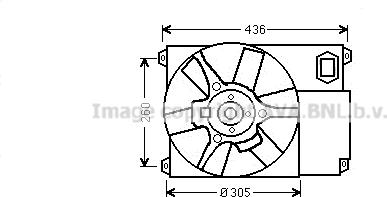 Prasco CN7541 - Fen, radiator furqanavto.az