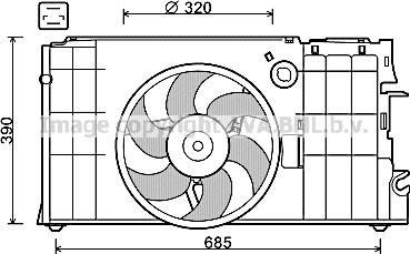 Prasco CN7548 - Fen, radiator furqanavto.az