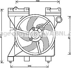 Prasco CN7547 - Fen, radiator furqanavto.az