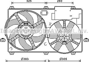 Prasco CN7554 - Fen, radiator furqanavto.az