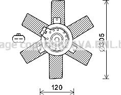 Prasco CN7553 - Fen, radiator furqanavto.az