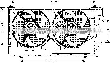 Prasco CN7518 - Fen, radiator furqanavto.az