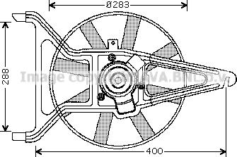 Prasco CN7539 - Fen, radiator furqanavto.az