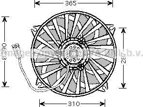 Prasco PE7531 - Fen, radiator furqanavto.az