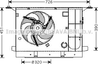 Prasco CN7537 - Fen, radiator furqanavto.az