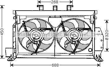 Prasco CN7521 - Fen, radiator furqanavto.az