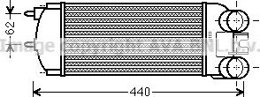 Prasco CNA4269 - Intercooler, şarj cihazı furqanavto.az