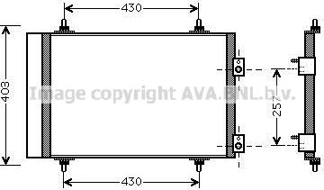 Prasco CNA5240D - Kondenser, kondisioner furqanavto.az