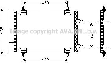 Prasco CNA5230D - Kondenser, kondisioner furqanavto.az