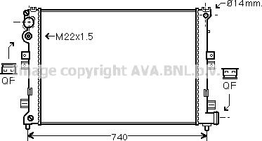 Prasco CNA2089 - Radiator, mühərrikin soyudulması furqanavto.az