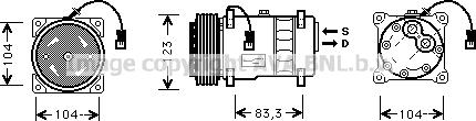 Prasco CNK177 - Kompressor, kondisioner furqanavto.az