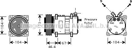 Prasco CNK210 - Kompressor, kondisioner furqanavto.az