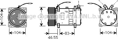 Prasco FDAK452 - Kompressor, kondisioner furqanavto.az