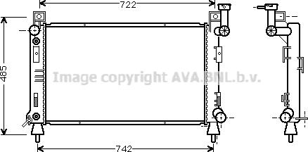 Prasco CR2030 - Radiator, mühərrikin soyudulması furqanavto.az