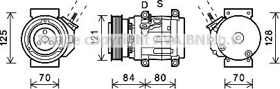 Prasco CTK037 - Kompressor, kondisioner furqanavto.az