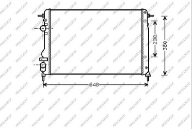 Prasco DA220R003 - Radiator, mühərrikin soyudulması furqanavto.az