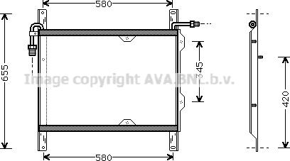 Prasco DF5022 - Kondenser, kondisioner furqanavto.az