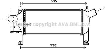 Prasco DNA4339 - Intercooler, şarj cihazı furqanavto.az