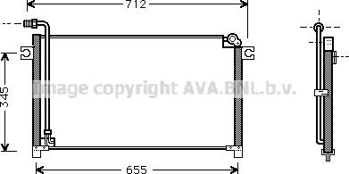 Prasco DN5184 - Kondenser, kondisioner furqanavto.az