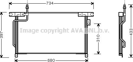 Prasco DN5202 - Kondenser, kondisioner furqanavto.az