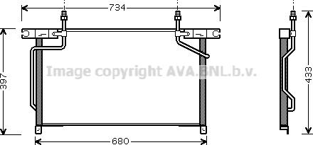 Prasco DN5213 - Kondenser, kondisioner furqanavto.az