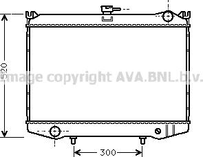 Prasco DN2075 - Radiator, mühərrikin soyudulması furqanavto.az