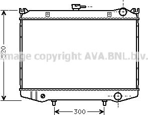 Prasco DN2064 - Radiator, mühərrikin soyudulması furqanavto.az