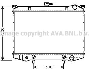 Prasco DN2076 - Radiator, mühərrikin soyudulması furqanavto.az