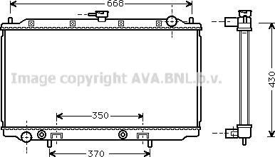 Prasco DN2196 - Radiator, mühərrikin soyudulması furqanavto.az